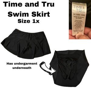 Time and Tru Swim Skirt